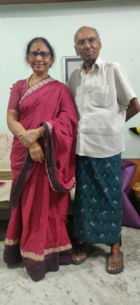 Saradhi with his wife